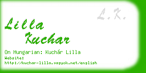 lilla kuchar business card